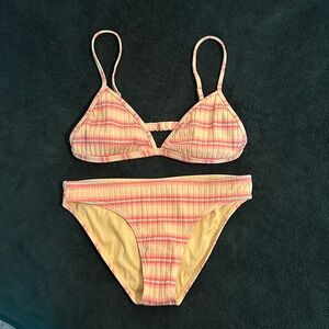 Billabong striped bikini